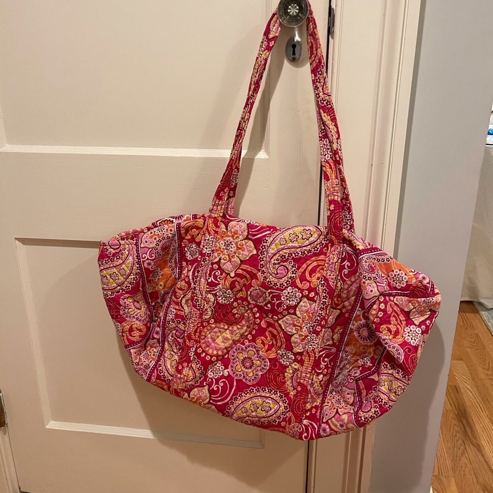 large vera bradley duffle bag